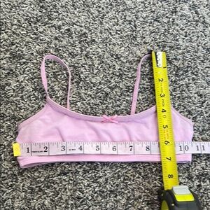 Girls bra Hanes Pink Bralette with Bow 32/M